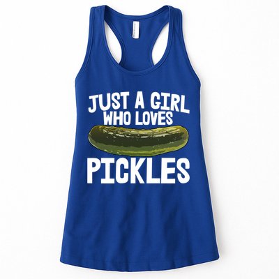I'm Just Who Loves Pickles Gift Food Tee Tasty Pickles Gift Womens Tank Top