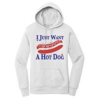 I Just Want A Hot Dog Women's Pullover Hoodie