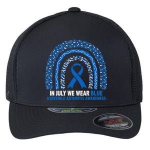 In July We Wear Blue Juvenile Arthritis Flexfit Unipanel Trucker Cap