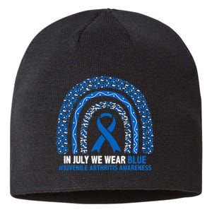 In July We Wear Blue Juvenile Arthritis Sustainable Beanie