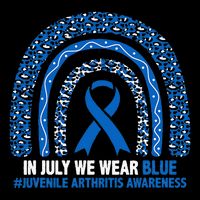 In July We Wear Blue Juvenile Arthritis Toddler Sweatshirt