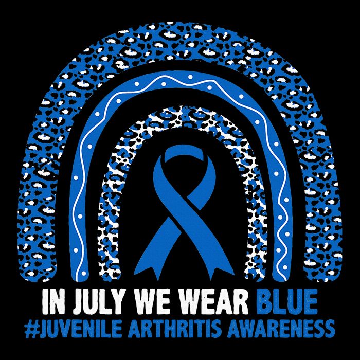 In July We Wear Blue Juvenile Arthritis Toddler Sweatshirt