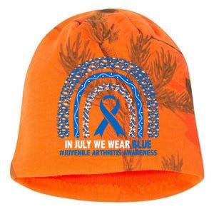 In July We Wear Blue Juvenile Arthritis Kati - Camo Knit Beanie