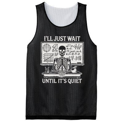 ILl Just Wait Until ItS Quiet Mesh Reversible Basketball Jersey Tank