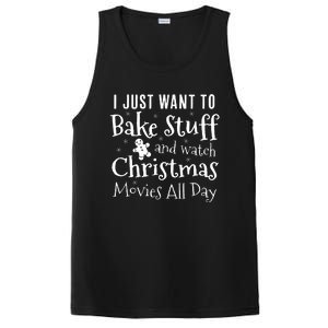 I Just Want To Bake Stuff And Watch Christmas Movies Red PosiCharge Competitor Tank