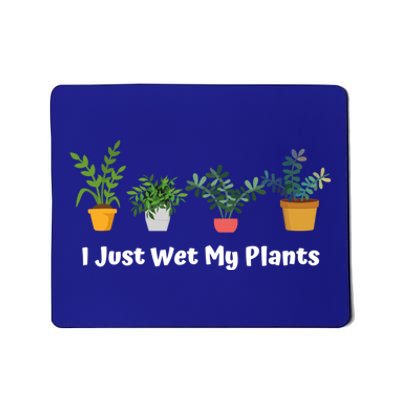 I Just Wet My Plants Funny Gardening Gardener Succulent Gift Cute Gift Mousepad