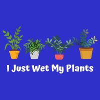 I Just Wet My Plants Funny Gardening Gardener Succulent Gift Cute Gift Tall Hoodie