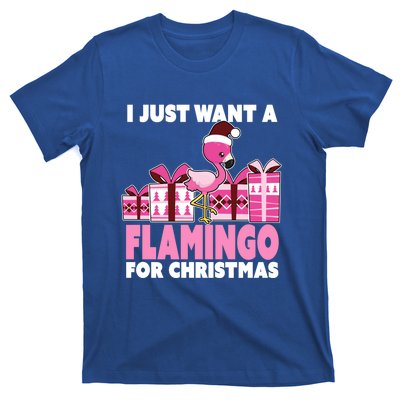 I Just Want A Flamingo For Christmas Flamingo Christmas Cute Gift T-Shirt