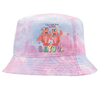 I Just Want To Be Loved Bayou Mardi Gras Tie-Dyed Bucket Hat