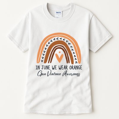 In June We Wear Orange Gun Violence Awareness Rainbow Tall T-Shirt