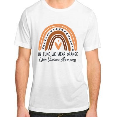 In June We Wear Orange Gun Violence Awareness Rainbow Adult ChromaSoft Performance T-Shirt