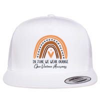 In June We Wear Orange Gun Violence Awareness Rainbow Flatbill Hat