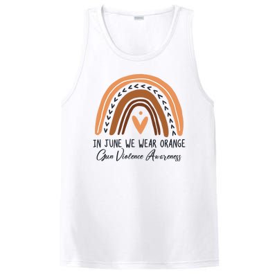 In June We Wear Orange Gun Violence Awareness Rainbow PosiCharge Competitor Tank