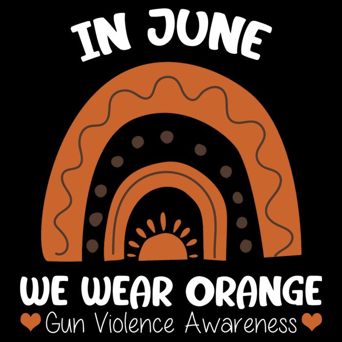 In June Wear Orange Gun Violence Awareness Zip Tote Bag
