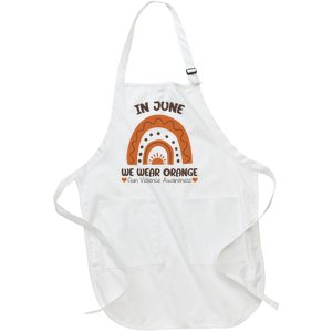 In June Wear Orange Gun Violence Awareness Full-Length Apron With Pockets