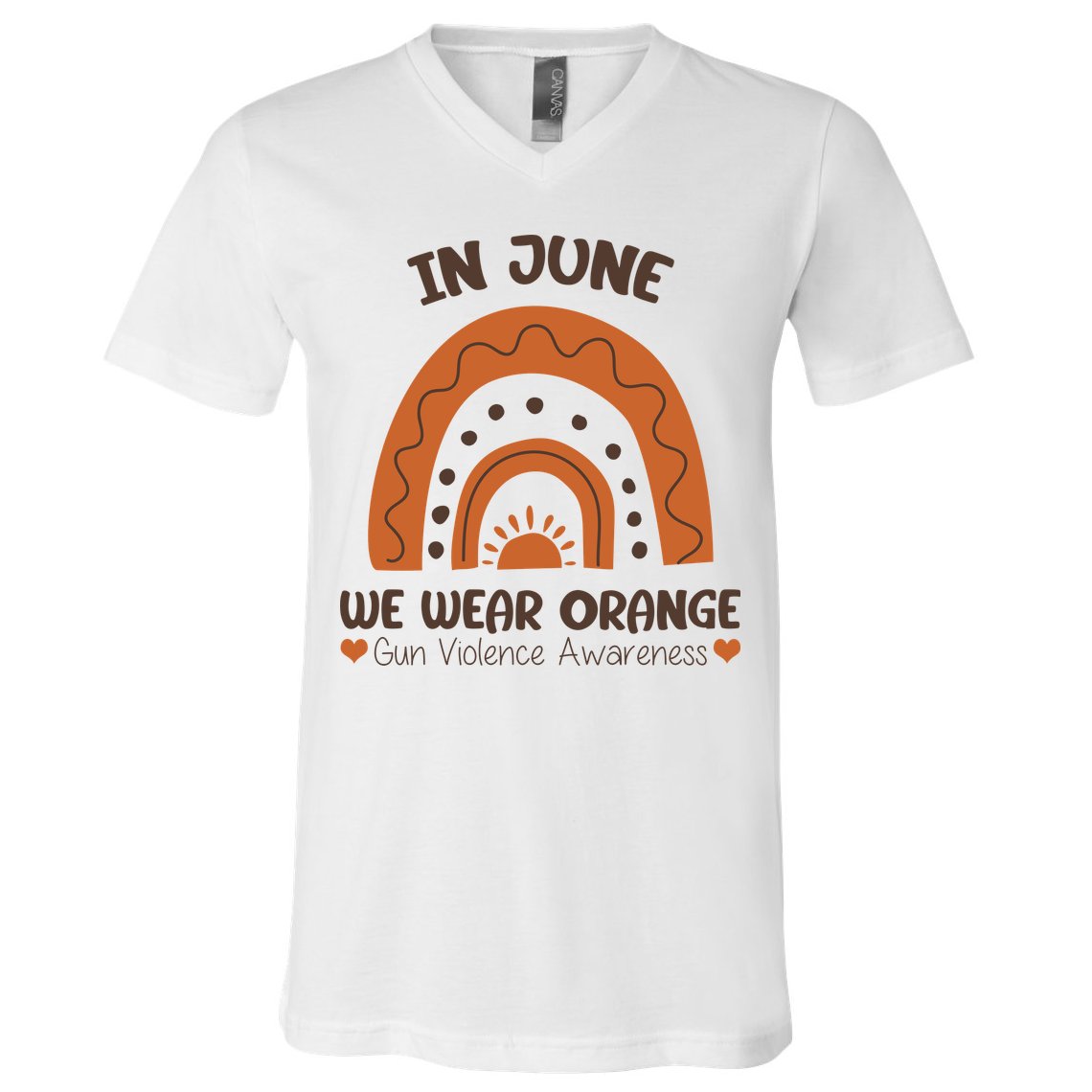 In June Wear Orange Gun Violence Awareness V-Neck T-Shirt