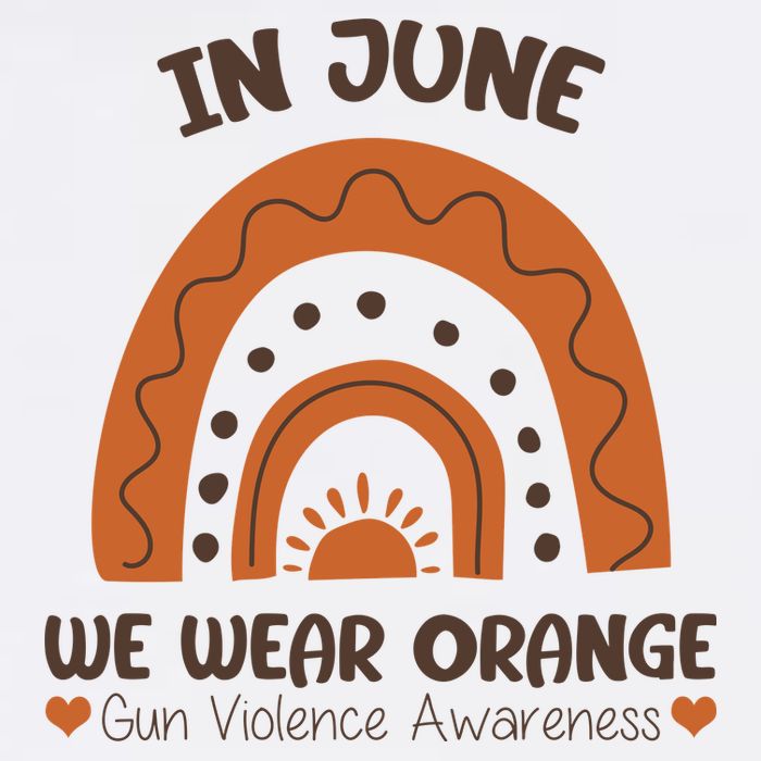 In June Wear Orange Gun Violence Awareness Flatbill Hat