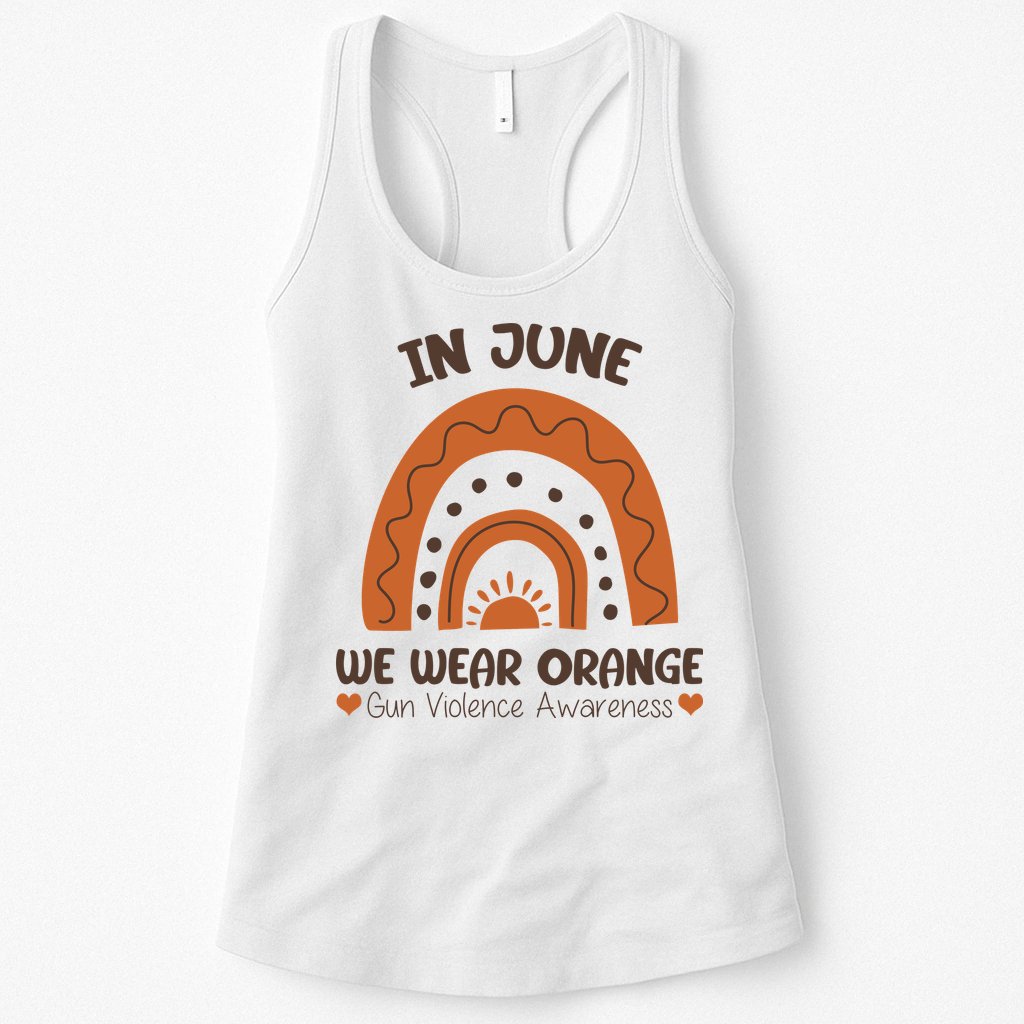 In June Wear Orange Gun Violence Awareness Womens Tank Top