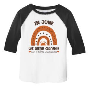 In June Wear Orange Gun Violence Awareness Toddler Fine Jersey T-Shirt