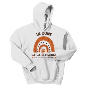 In June Wear Orange Gun Violence Awareness Kids Hoodie