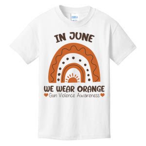 In June Wear Orange Gun Violence Awareness Kids T-Shirt