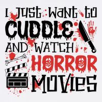 I Just Want To Cuddle And Watch Horror Movies Bucket Hat