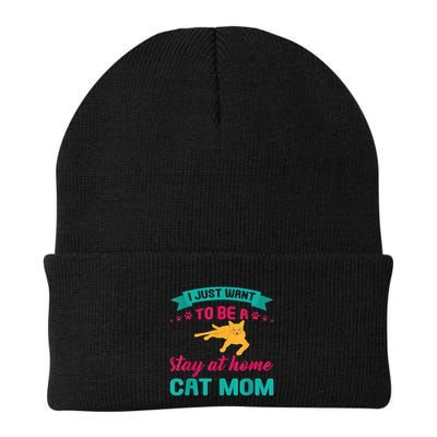 I Just Want To Be A Stay At Home Cat Mom Beanie