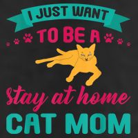 I Just Want To Be A Stay At Home Cat Mom 25L Jumbo Tote