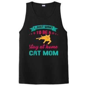 I Just Want To Be A Stay At Home Cat Mom PosiCharge Competitor Tank