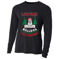 I Just Want To Hang With My Bulldog This Christmas Gift Cooling Performance Long Sleeve Crew