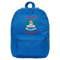 I Just Want To Hang With My Bulldog This Christmas Gift 16 in Basic Backpack