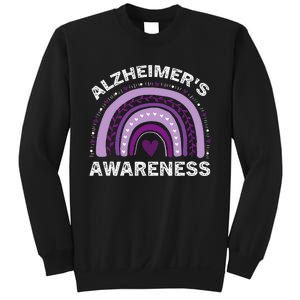 In June We Wear Purple Alzheimer Awareness Sweatshirt