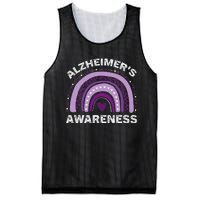 In June We Wear Purple Alzheimer Awareness Mesh Reversible Basketball Jersey Tank