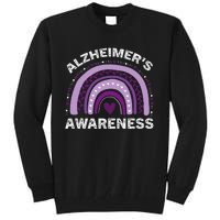 In June We Wear Purple Alzheimer Awareness Tall Sweatshirt