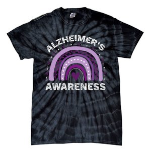 In June We Wear Purple Alzheimer Awareness Tie-Dye T-Shirt