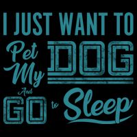 I Just Want To Pet My Dog And Sleep Impact Tech Backpack