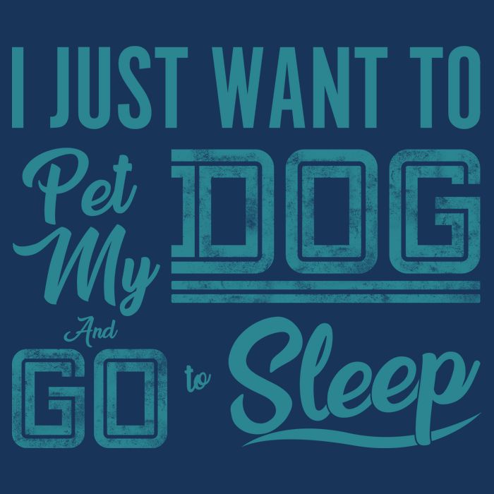 I Just Want To Pet My Dog And Sleep 25L Jumbo Tote