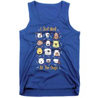 I Just Want All The Dogs Great Gift Tank Top