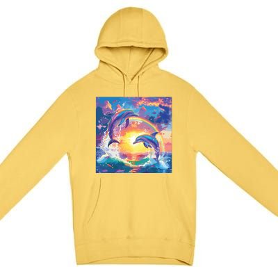 I Just Wanna Be Part Of Your Symphony Symphony Dolphin Meme Premium Pullover Hoodie