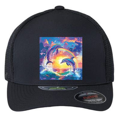 I Just Wanna Be Part Of Your Symphony Symphony Dolphin Meme Flexfit Unipanel Trucker Cap