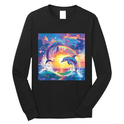 I Just Wanna Be Part Of Your Symphony Symphony Dolphin Meme Long Sleeve Shirt