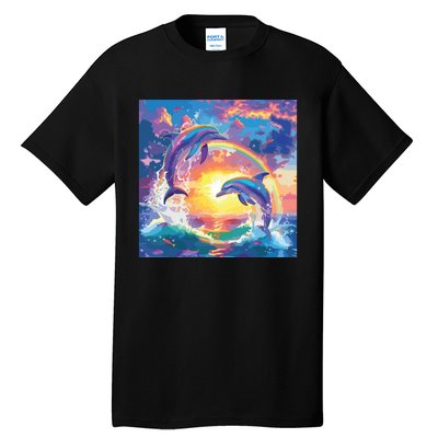 I Just Wanna Be Part Of Your Symphony Symphony Dolphin Meme Tall T-Shirt