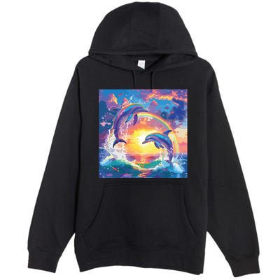 I Just Wanna Be Part Of Your Symphony Symphony Dolphin Meme Premium Pullover Hoodie