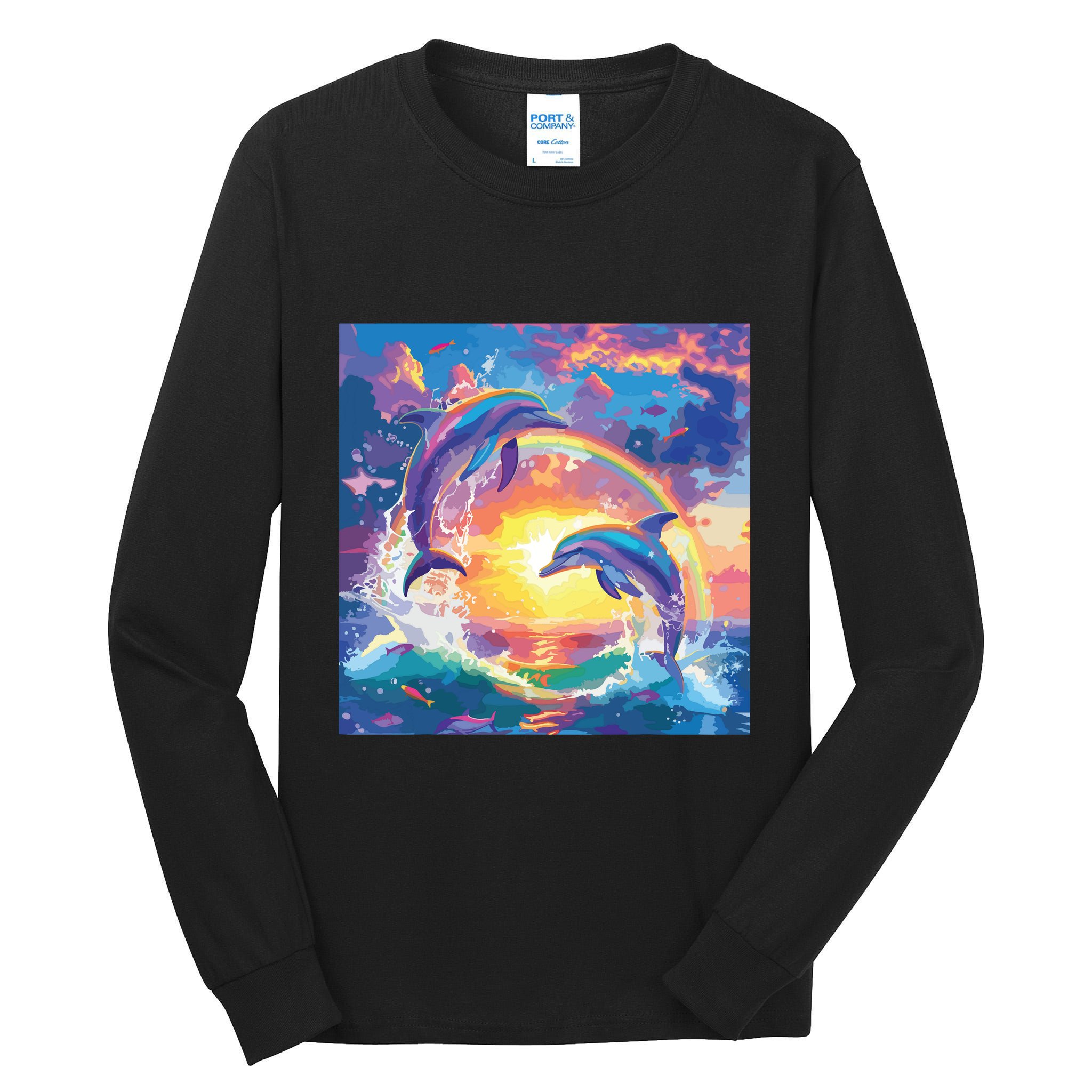 I Just Wanna Be Part Of Your Symphony Symphony Dolphin Meme Tall Long Sleeve T-Shirt