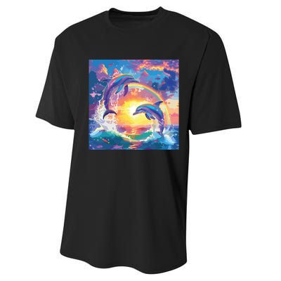 I Just Wanna Be Part Of Your Symphony Symphony Dolphin Meme Performance Sprint T-Shirt