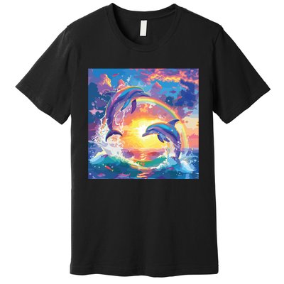 I Just Wanna Be Part Of Your Symphony Symphony Dolphin Meme Premium T-Shirt