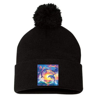 I Just Wanna Be Part Of Your Symphony Symphony Dolphin Meme Pom Pom 12in Knit Beanie