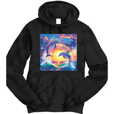 I Just Wanna Be Part Of Your Symphony Symphony Dolphin Meme Tie Dye Hoodie