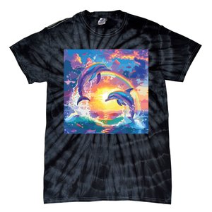 I Just Wanna Be Part Of Your Symphony Symphony Dolphin Meme Tie-Dye T-Shirt