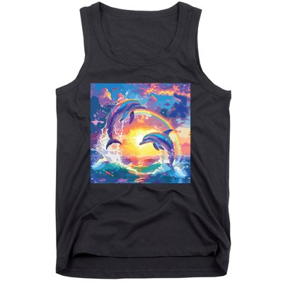 I Just Wanna Be Part Of Your Symphony Symphony Dolphin Meme Tank Top